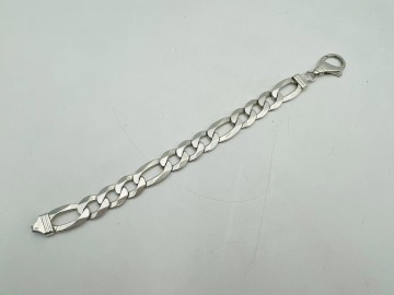 Srebrna bransoletka  Pr&oacute;ba 925  Waga: 51.61 g