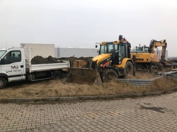 KOPARKA KOŁOWA KOPARKA GĄSIENICOWA KONIN ŚLESIN I OKOLICE