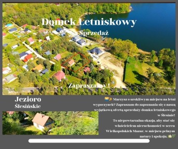 Ślesin – Domek letniskowy z widokiem na jezioro