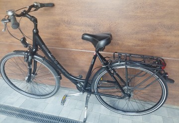 Rower miejski damka Pegasus Alu Light czarny Kola 28cali fel