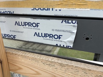 Drzwi alu lewe otwierane na zewnątrz, system Aluprof MB-79N