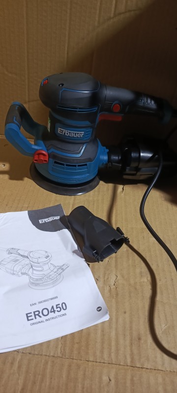 Szlifierka mimośrodowa erbauer 150 mm 450 w