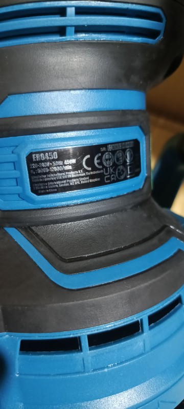 Szlifierka mimośrodowa erbauer 150 mm 450 w