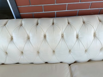 Sprzedam wypoczynek Chesterfield 3,2,1 ze sk&oacute;ry