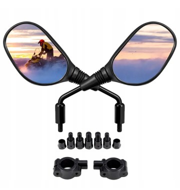 DUŻE LUSTERKA UNIWERSALNE M8 &ndash; KOMPLET - 2szt  Uniwersalne l