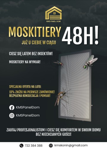 Moskitiery okna balkonowe - Sprzedaż, Montaż i Serwis | KMS