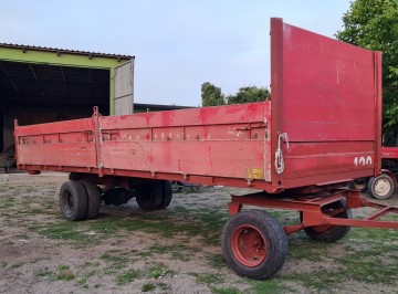 PRZYCZEPA na resorach (bliźniak) ciężarowa/rolnicza/burtowa