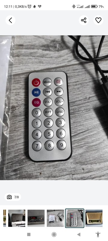 Sprawne stare radio Sonatina na pilota