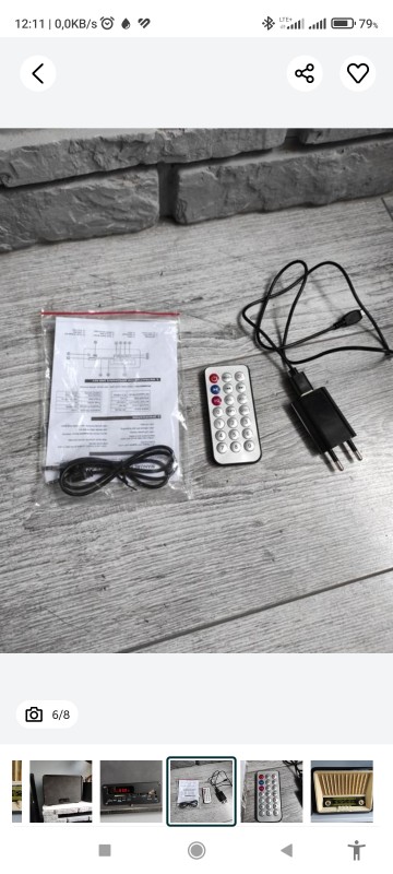 Sprawne stare radio Sonatina na pilota