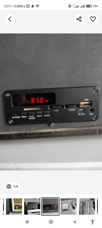 Sprawne stare radio Sonatina na pilota