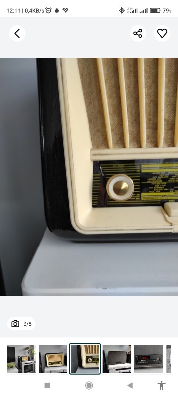 Sprawne stare radio Sonatina na pilota