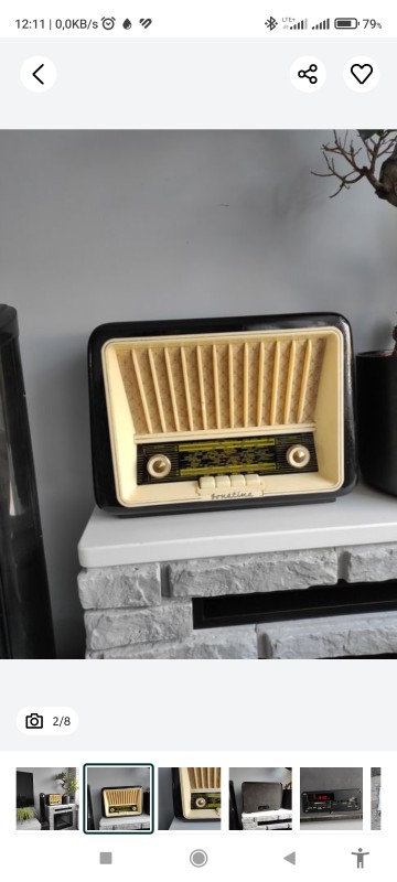 Sprawne stare radio Sonatina na pilota