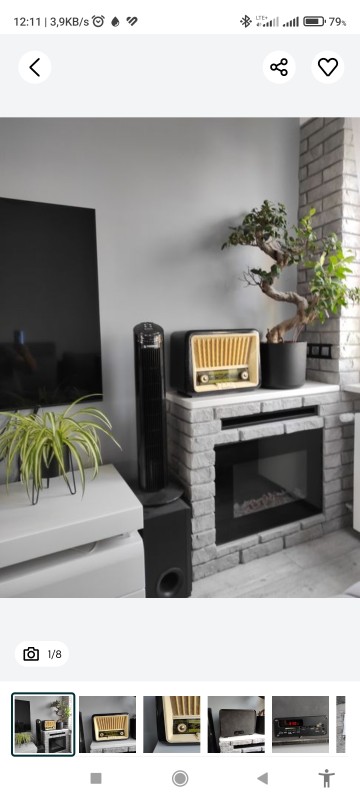 Sprawne stare radio Sonatina na pilota