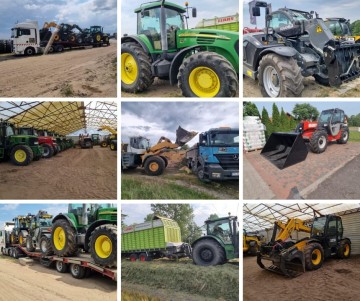 Wynajem ciągnik&oacute;w i ładowarek