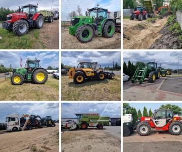 Wynajem ciągnik&oacute;w i ładowarek