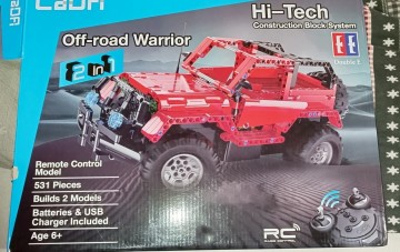 Klocki konstrukcyjne auto jeep 2w1 529 części