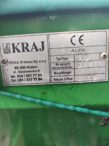 Agregat podorywkowy unia kos 2.6m z siewnikiem