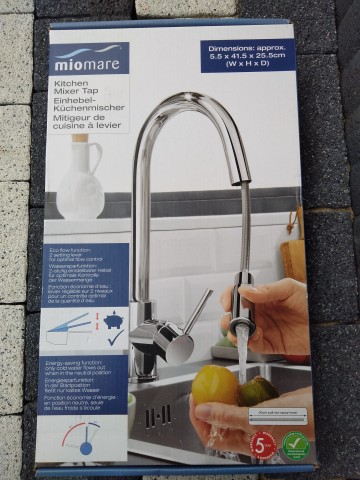 Bateria umywalkowa LIVARNO Chrom. Nowa