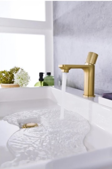 Bateria umywalkowa LIVARNO ZŁOTY. Nowa