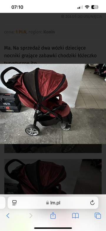 Sprzedam w&oacute;zek spacer&oacute;wkę joie i wiele innych rzeczy dla dzi