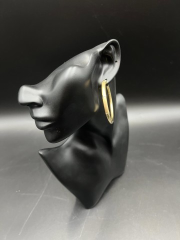 Złote kolczyki koła 14k Próba 585 Waga: 7.78 g