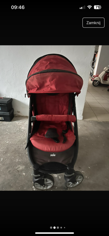 Sprzedam wózek spacerowy joie zabawki akcesoria łóżeczko
