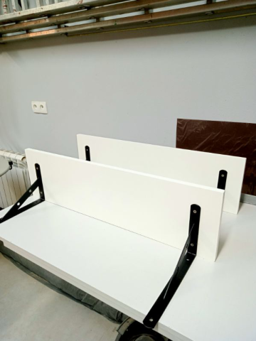 Nowe półki białe MDF
