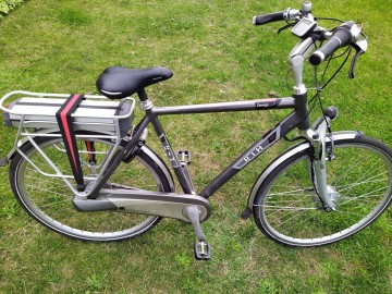 Rower elektryczny męski Rih omega 28 36v