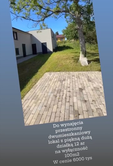 Do wynajęcia obiekt dwulokalowy o pow. 100m 2