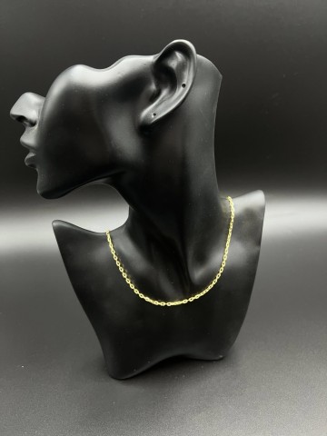 Złoty łańcuszek  Pr&oacute;ba 585 Waga: 9.11 g