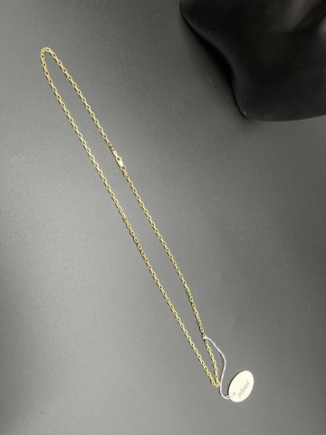 Złoty łańcuszek  Pr&oacute;ba 585 Waga: 9.11 g