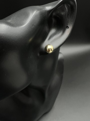 Złote kolczyki Próba 585 Waga: 1.61 g