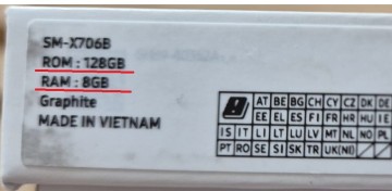 Tablet Samsung Galaxy Tab S8+ 5G 128GB / 8GB