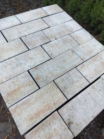 WYPRZEDAŻ KOSTKA TERCET pastelowa harmonia 8cm 60 zł/m2