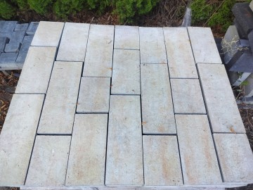 WYPRZEDAŻ KOSTKA TERCET pastelowa harmonia 8cm 60 zł/m2