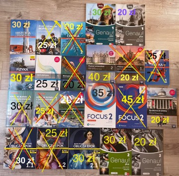 Sprzedam podręczniki technikum/liceum