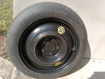 KOŁO DOJAZDOWE T125/80/D15