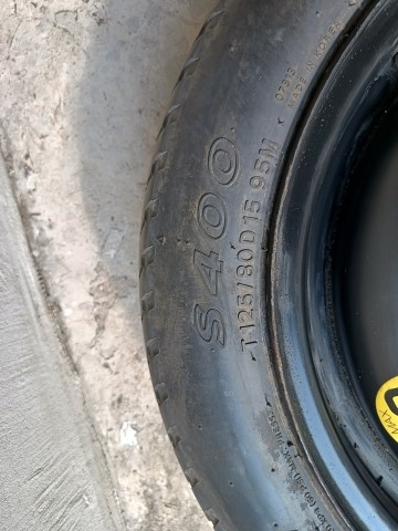 KOŁO DOJAZDOWE T125/80/D15