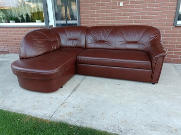 Sprzedam narożnik ze sk&oacute;ry