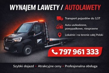 USŁUGI AUTOLAWETĄ/LAWETĄ