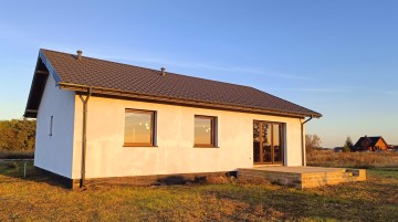 Nowy dom parterowy w cenie mieszkania, stan deweloperski