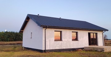 Nowy dom parterowy w cenie mieszkania, stan deweloperski