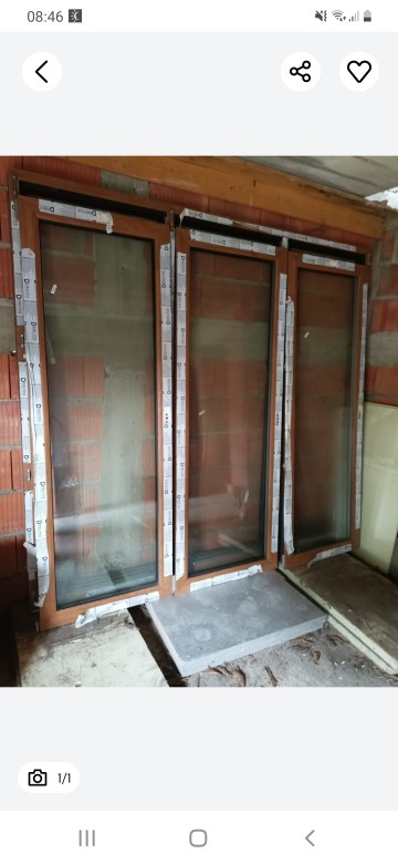 Nowe Okno 3szybowe 3 skrzydłowe.Cena 2.800