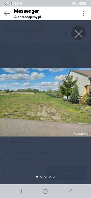 sprzedam bezpośrednio działki budowlane gm.Wilczyn