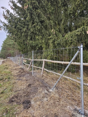 Ogrodzenie tymczasowe, leśne, budowlane