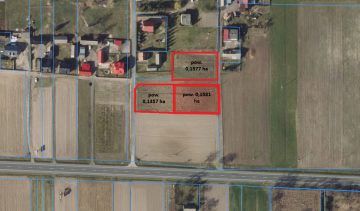 Na sprzedaż: 3 działki budowlane &ndash; Dąbrowice Stare