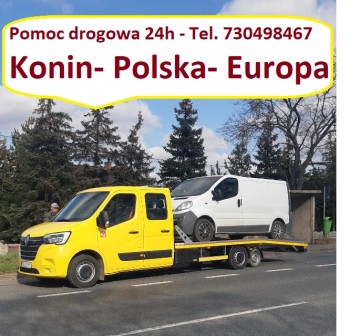 Pomoc drogowa Konin 24H Laweta Mikuch