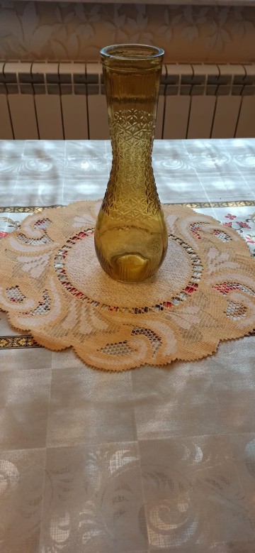 Wazon bursztynowy PRL