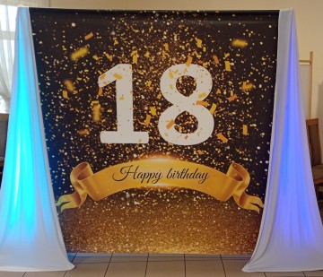 Ścianki imprezowe na winylu