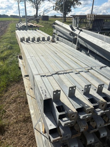 Kratownice ocynkowane i słupy stalowe